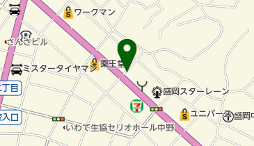 ヘアーサロンまつおかの地図画像