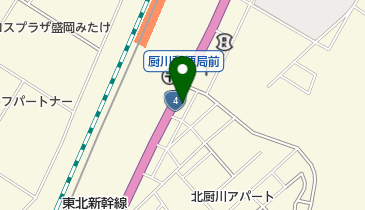 理容ナカノの地図画像