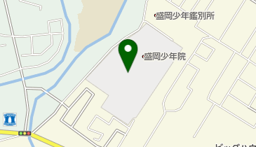 盛岡少年院の地図画像