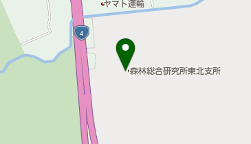 森林総合研究所東北支所の地図画像
