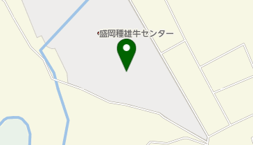 盛岡種雄牛センターの地図画像