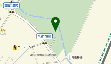 岩手県 岩手県スポーツ振興事業団(公益財団法人) 県営交通公園の地図画像
