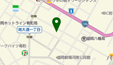 盛岡市消防団本部 第4分団の地図画像