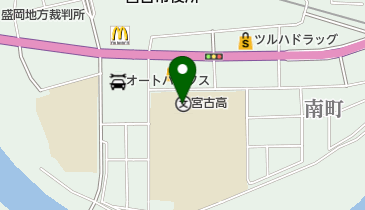 岩手県立 杜陵高等学校通信制宮古分室の地図画像