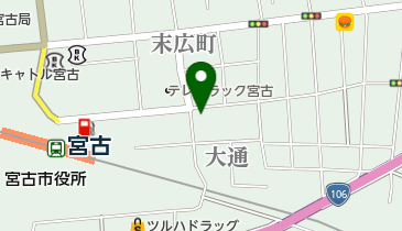 船越薬局の地図画像