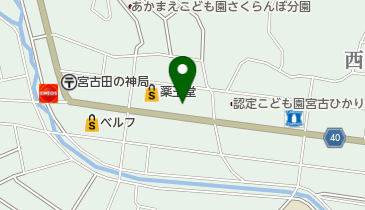 岩間整骨院の地図画像