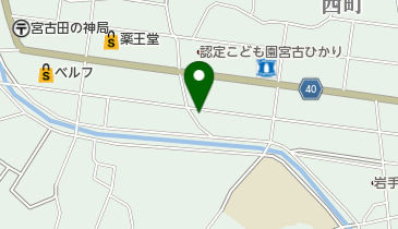 山一テントの地図画像