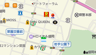 信夫鉄工の地図画像