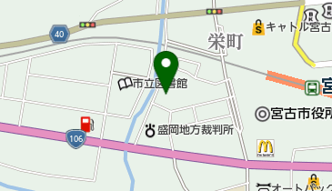 宮古ヤクルトエステサロンの地図画像