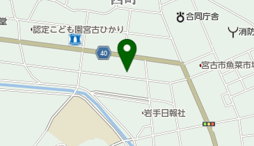 愛美容室の地図画像