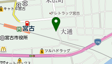 ビューティ真の地図画像