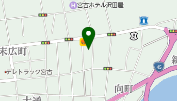 美容室しばたの地図画像