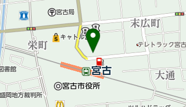 朝日生命宮古営業所の地図画像