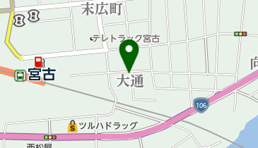 髪工房の地図画像