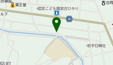 せんとく理容の地図画像