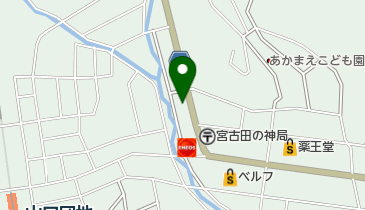 八木理容所の地図画像