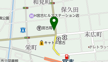 よしだ床屋の地図画像