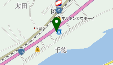 レンタルビデオニューウエスタンの地図画像