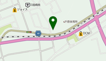 宮古市役所 千徳公民館の地図画像