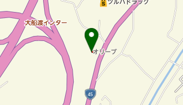 オリーブ大船渡店の地図画像