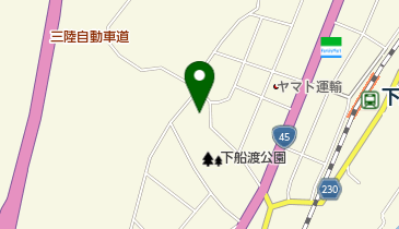 下船渡公民館の地図画像