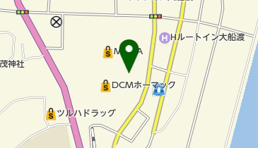 ギフトショップうめざわの地図画像