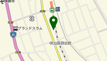 岩手総業株式会社の地図画像