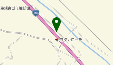 まるぜん食堂の地図画像