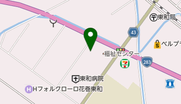 けやきラウンジの地図画像