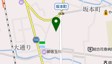 カトリック花巻教会の地図画像