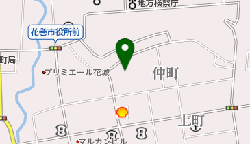 日本キリスト教団花巻教会の地図画像