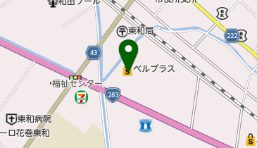 株式会社ベルプラス東和店星光舎クリーニングの地図画像