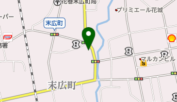 化粧品のちだの地図画像