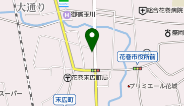 有限会社花のエース花巻生花店の地図画像