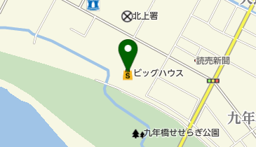 オリーブビックハウス店の地図画像
