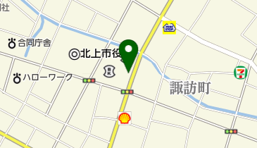 まるかんのお店北上店の地図画像