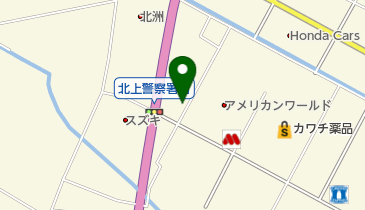 カメイ株式会社 北上油槽所の地図画像