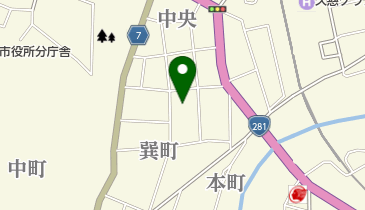 奥の店の地図画像