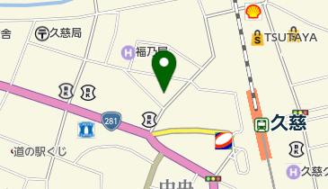 マルエクリーニング店の地図画像