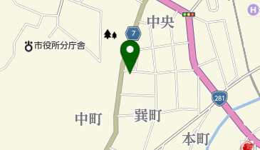 はたや京染店の地図画像