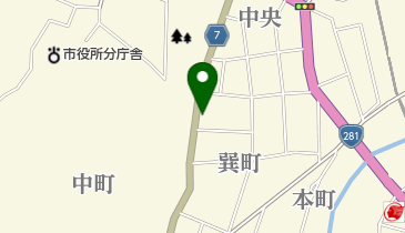 有限会社田高酒店の地図画像