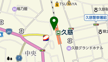 竹美食堂の地図画像