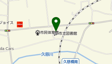 久慈市役所 中央市民センターの地図画像