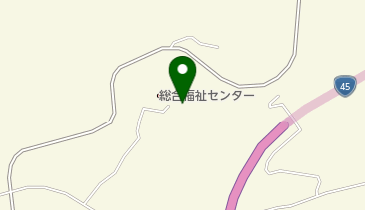 久慈市役所 福祉の村の地図画像