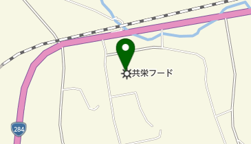 共栄フード株式会社の地図画像