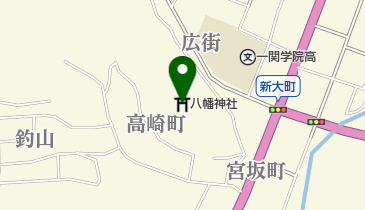 八幡神社の地図画像