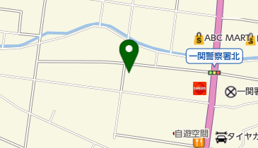 美容室四季の地図画像