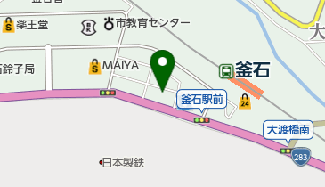 岩手県電気工事業工業組合釜石支部の地図画像