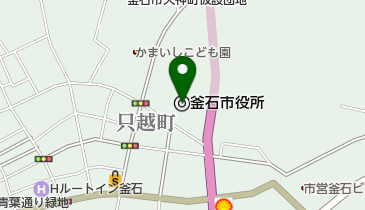 釜石市職員労働組合の地図画像