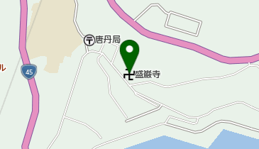 盛岩寺の地図画像